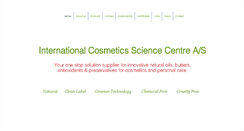 Desktop Screenshot of icsc.dk
